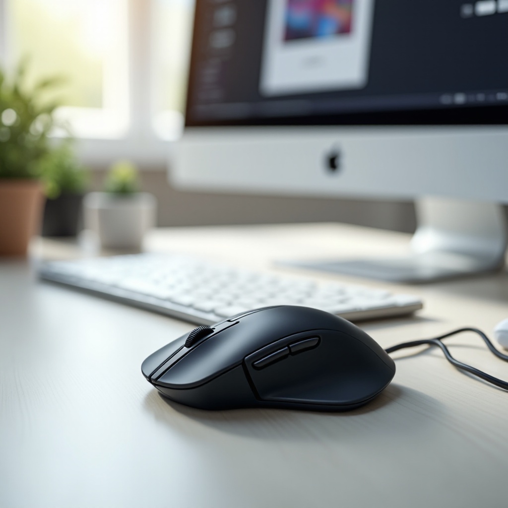 ratón con cable ergonómico